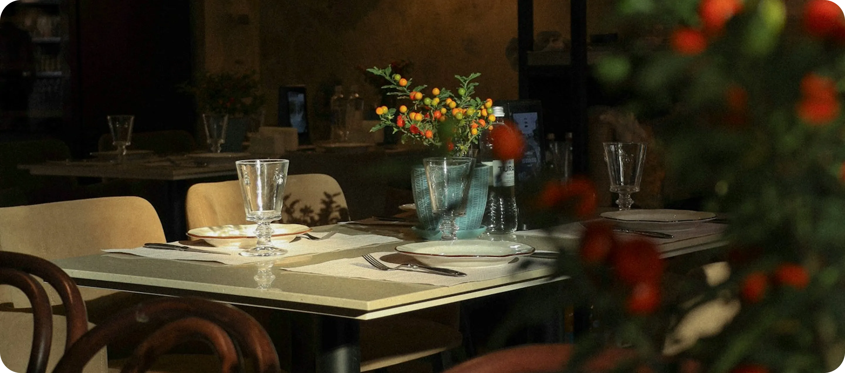 Mayflair Foods dining space